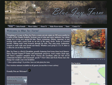 Tablet Screenshot of bluejayfarm.net